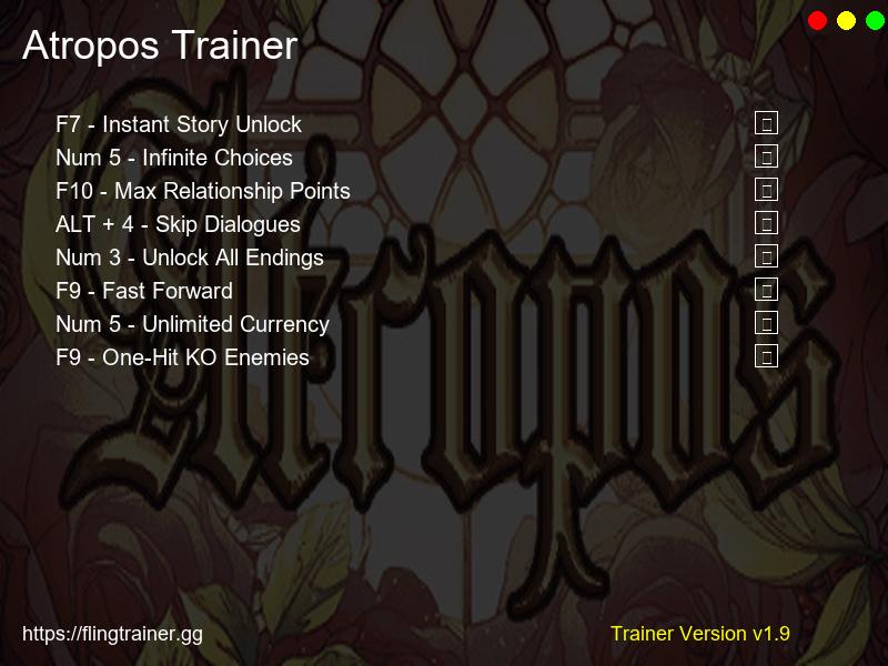 Atropos Trainer Fling