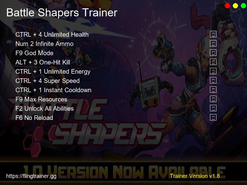 Battle Shapers Trainer Fling