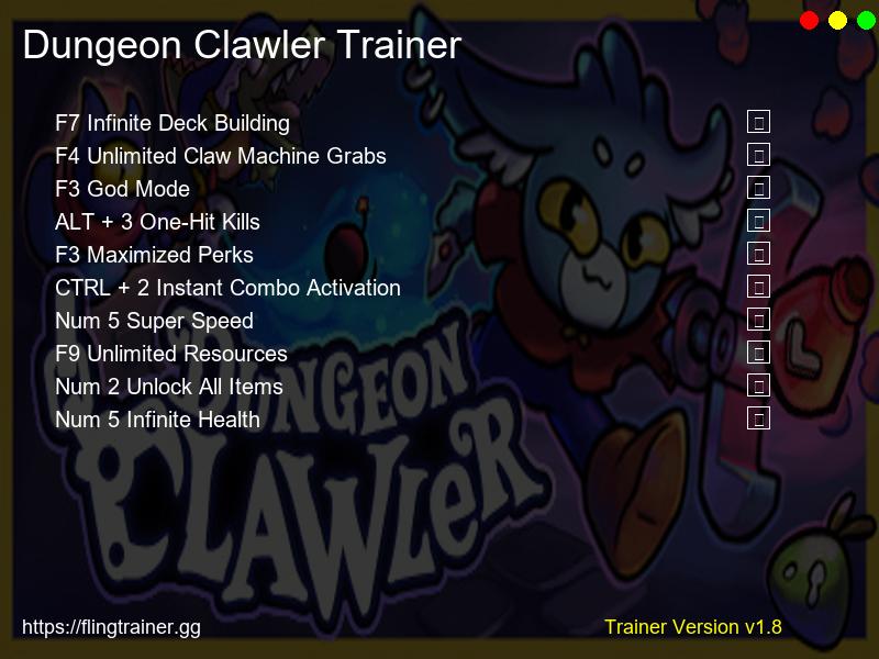 Dungeon Clawler Trainer Fling