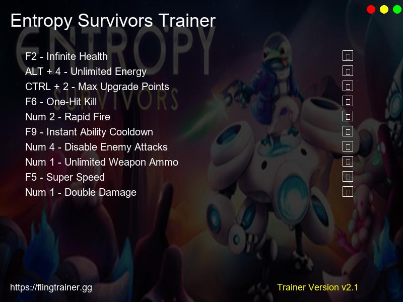 Entropy Survivors Trainer Fling