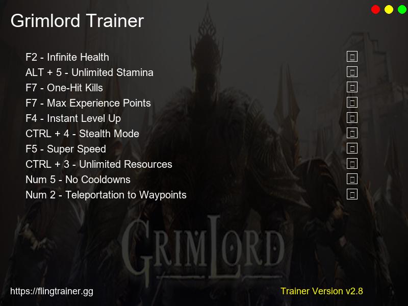 Grimlord Trainer Fling