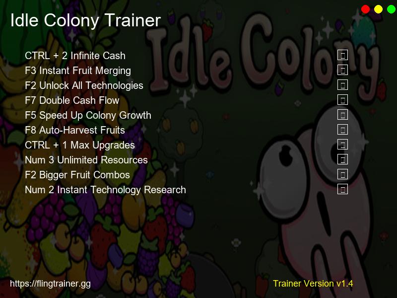 Idle Colony Trainer Fling