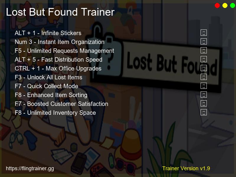 Lost But Found Trainer Fling