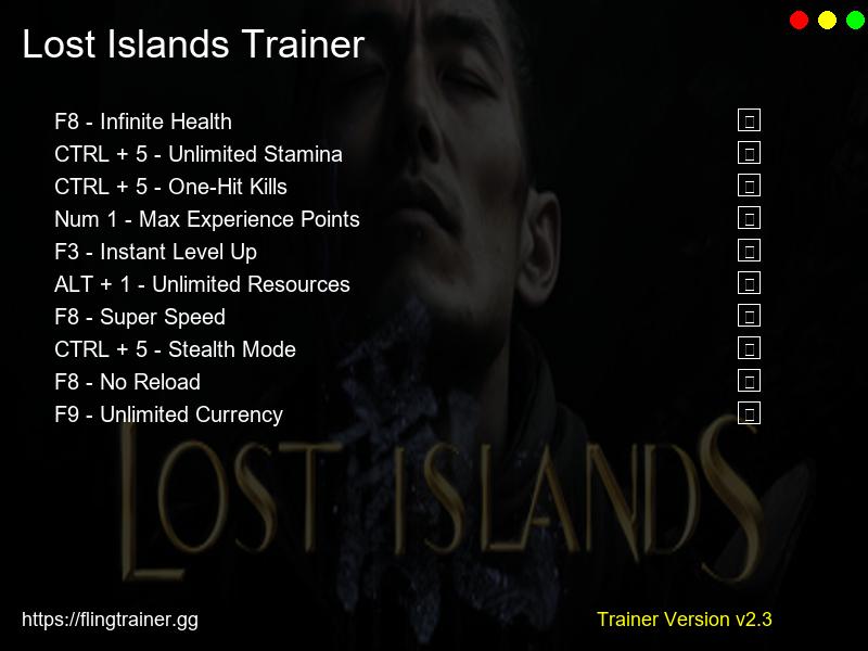 Lost Islands Trainer Fling