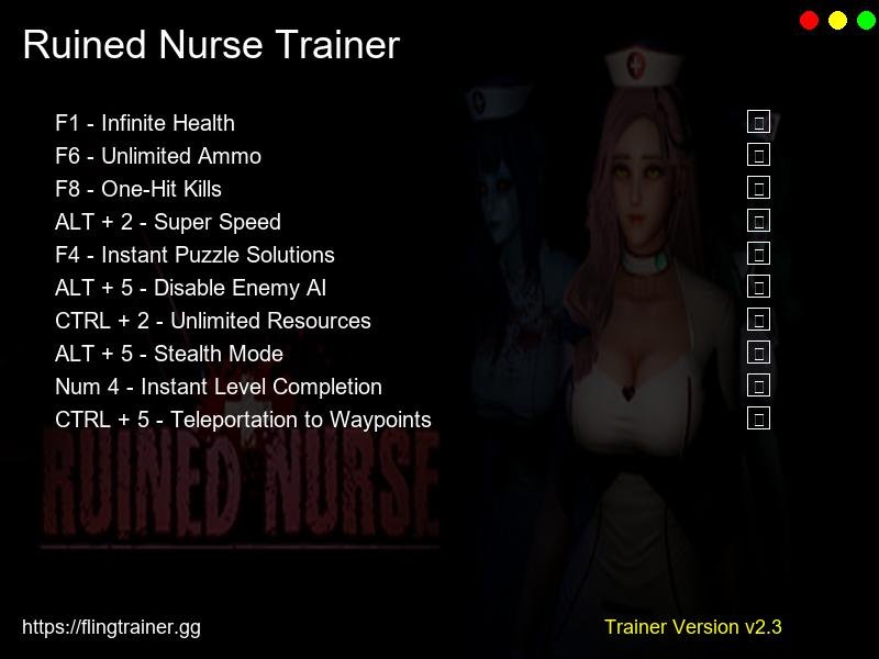 Ruined Nurse Trainer Fling