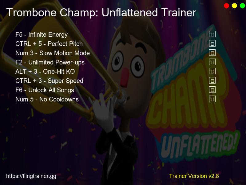 Trombone Champ: Unflattened Trainer Fling