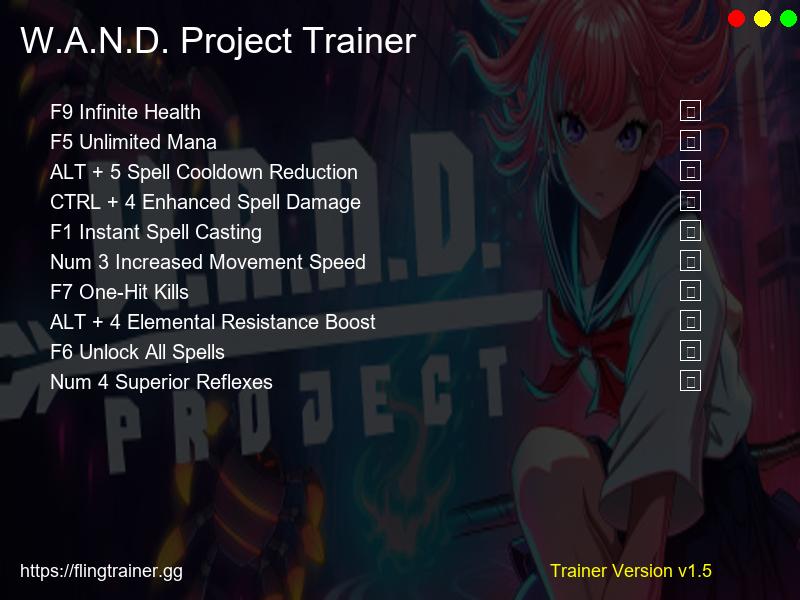 W.A.N.D. Project Trainer Fling