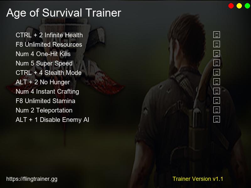 Age of Survival Trainer Fling