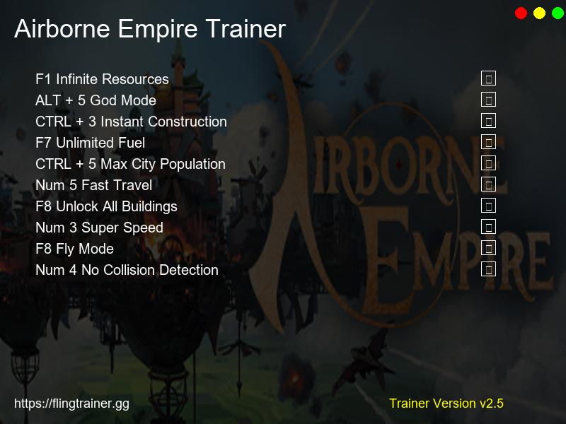 Airborne Empire Trainer Fling