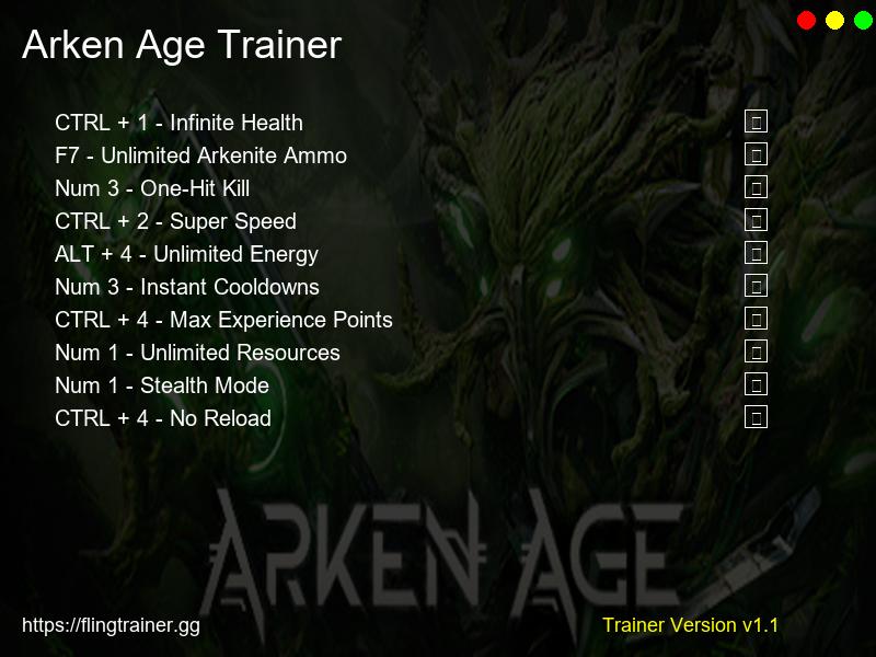 Arken Age Trainer Fling