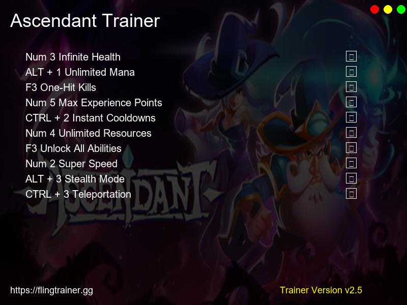 Ascendant Trainer Fling