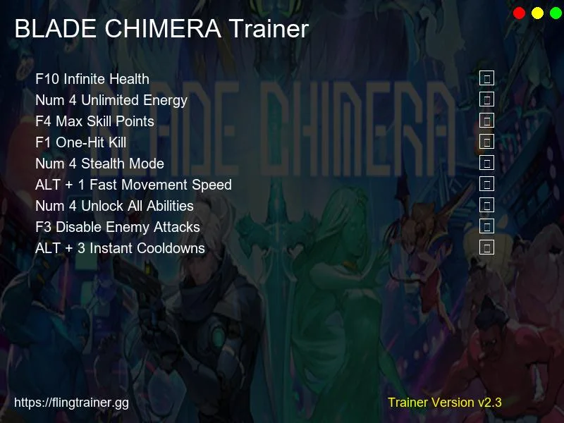 BLADE CHIMERA Trainer Fling