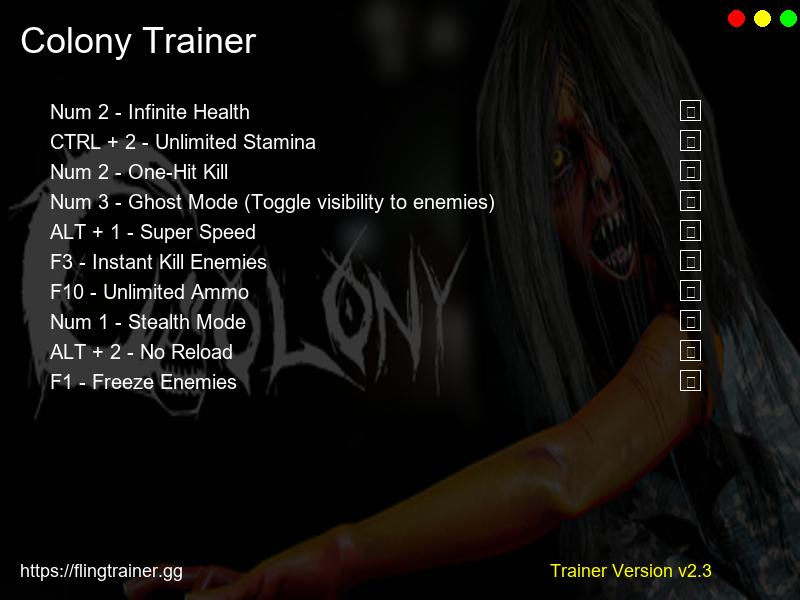 Colony Trainer Fling