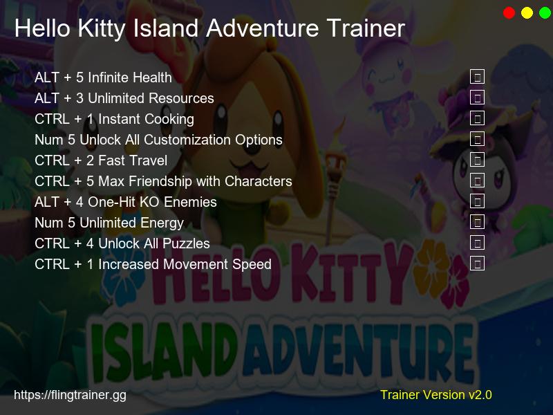 Hello Kitty Island Adventure Trainer Fling