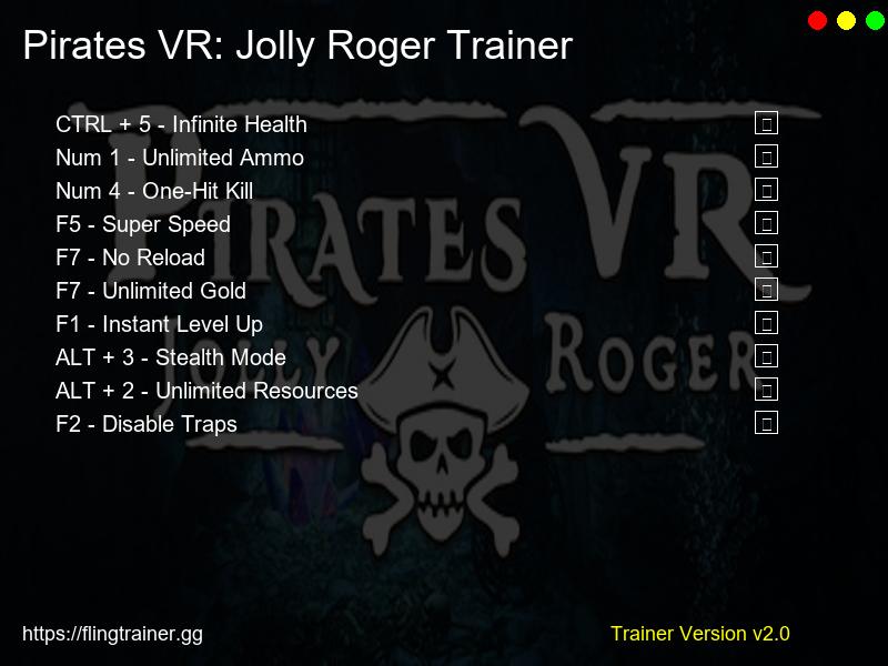 Pirates VR: Jolly Roger Trainer Fling