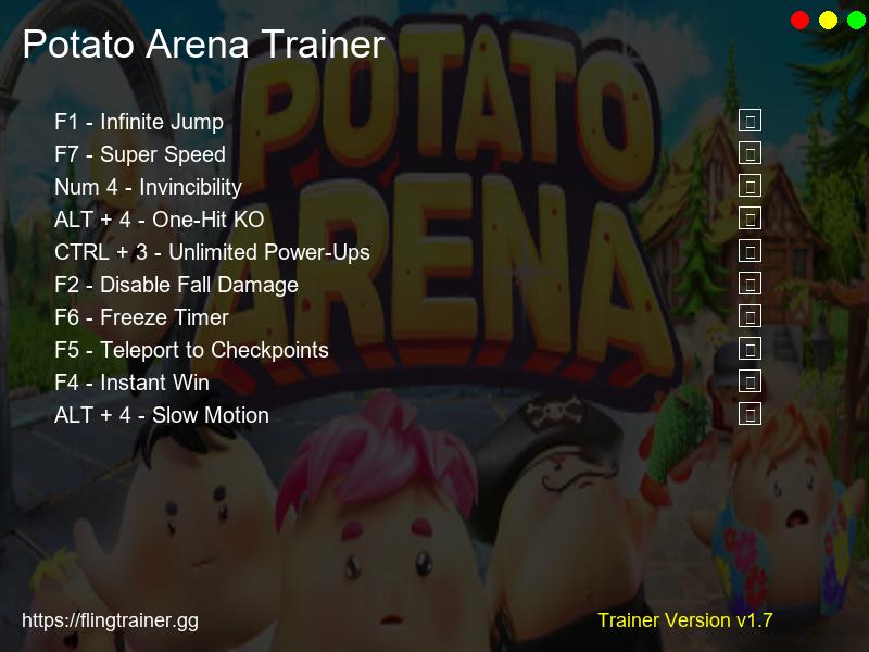 Potato Arena Trainer Fling