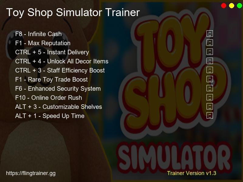 Toy Shop Simulator Trainer Fling