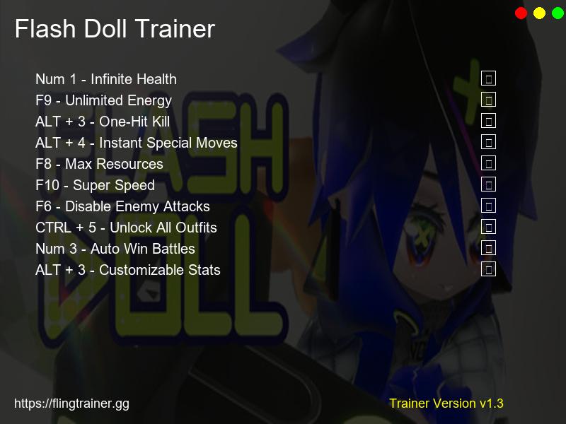Flash Doll Trainer Fling