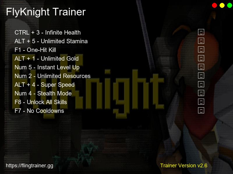 FlyKnight Trainer Fling