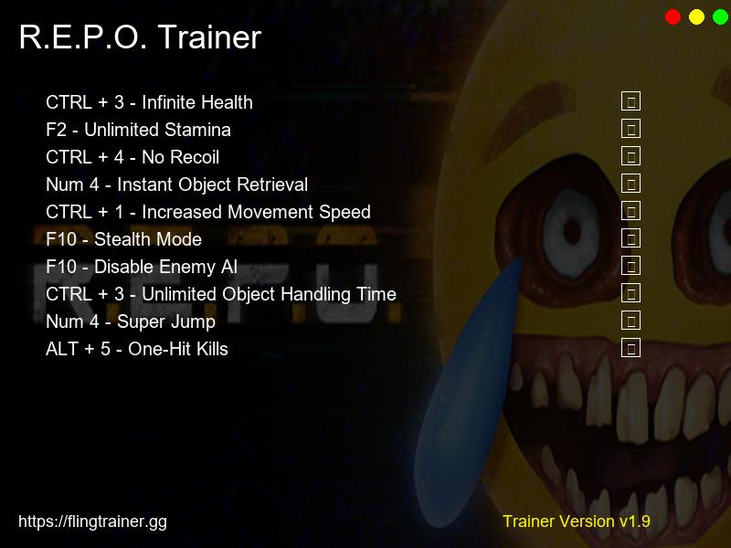 R.E.P.O. Trainer Fling