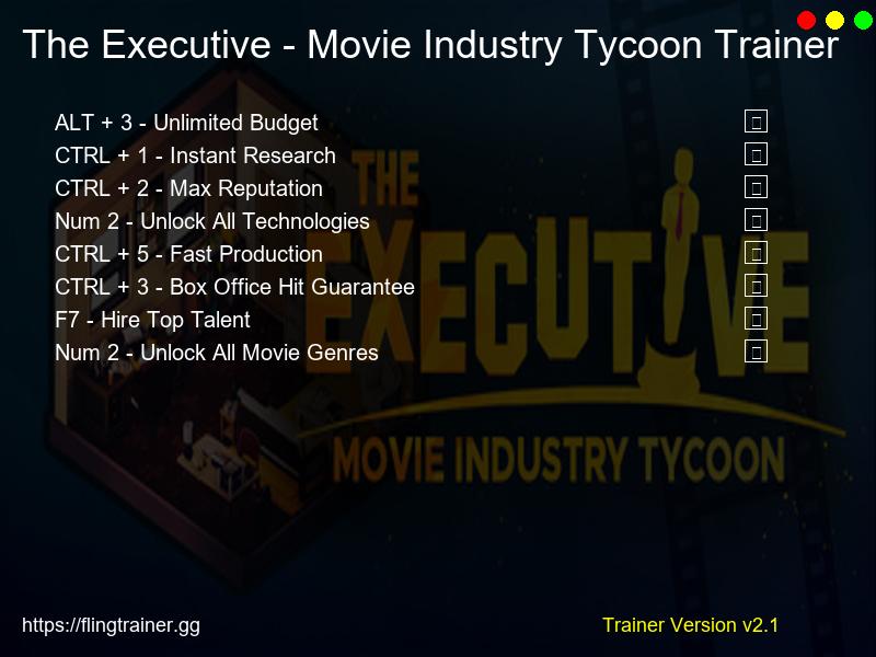 The Executive - Movie Industry Tycoon Trainer Fling