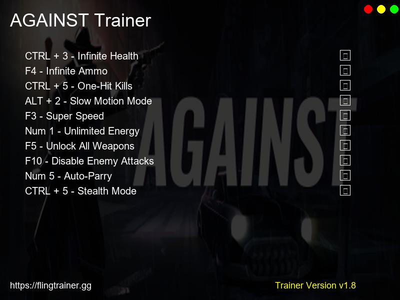 AGAINST Trainer Fling