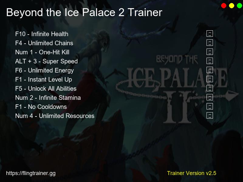 Beyond the Ice Palace 2 Trainer Fling