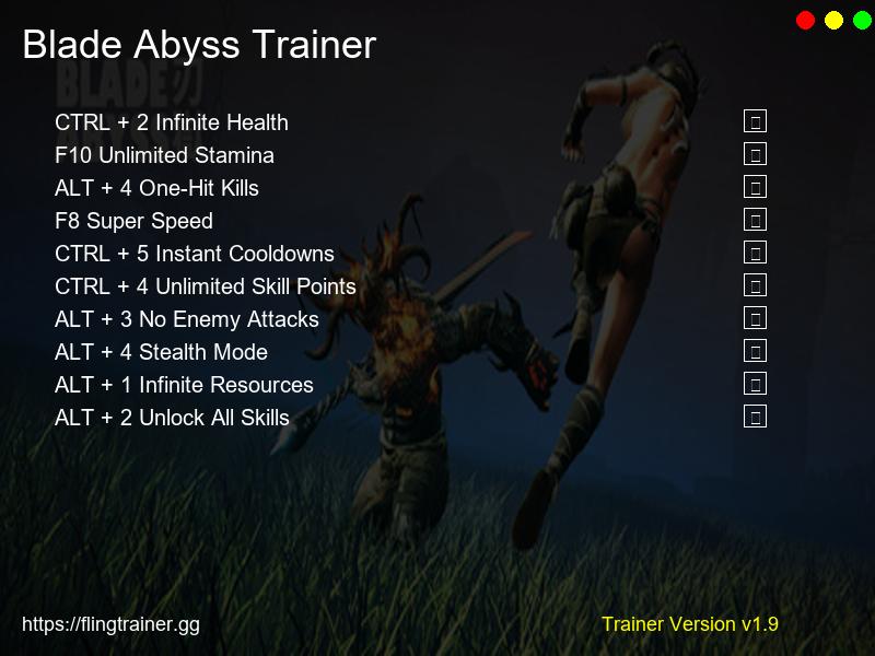 Blade Abyss Trainer Fling