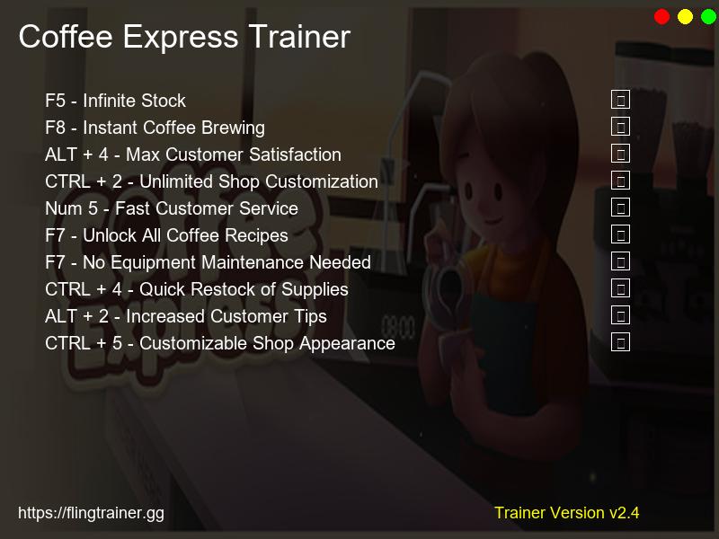 Coffee Express Trainer Fling