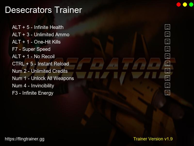 Desecrators Trainer Fling