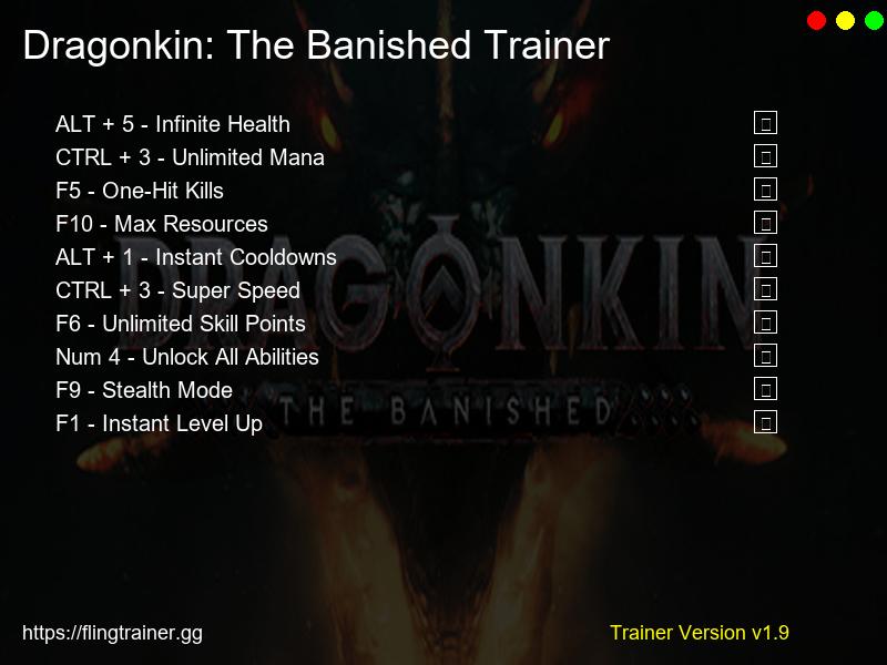 Dragonkin: The Banished Trainer Fling