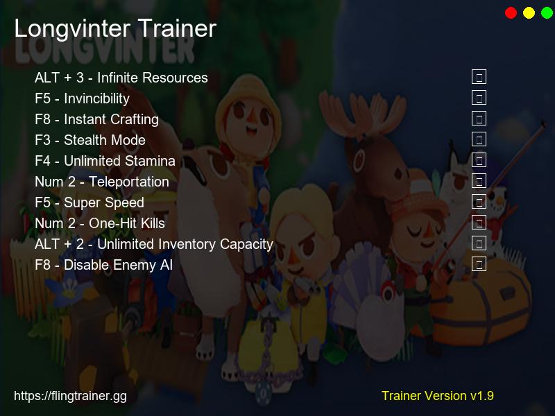 Longvinter Trainer Fling