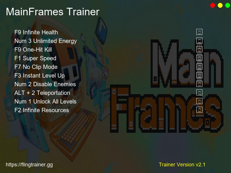 MainFrames Trainer Fling