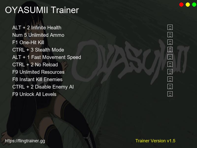 OYASUMII Trainer Fling