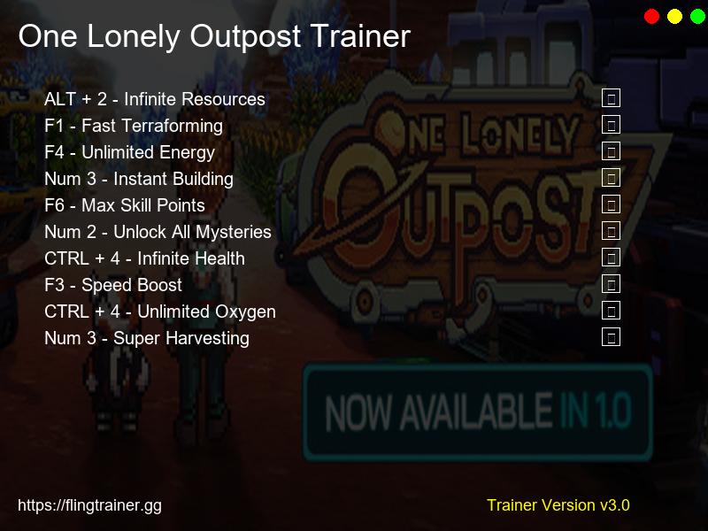 One Lonely Outpost Trainer Fling