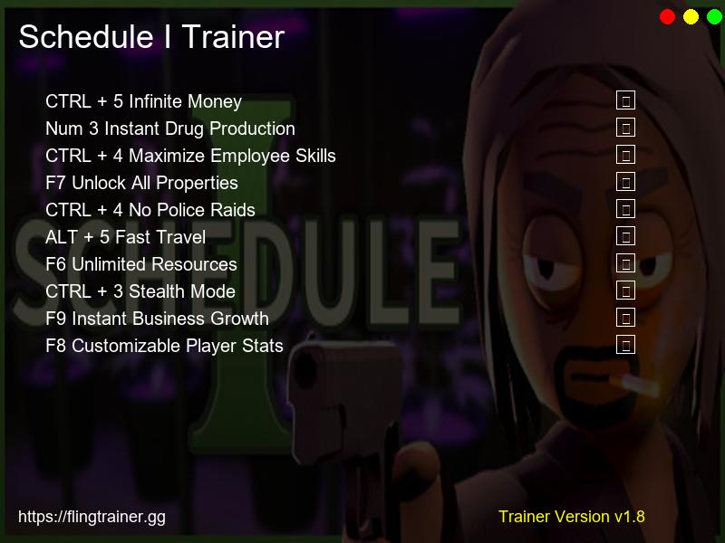 Schedule I Trainer Fling