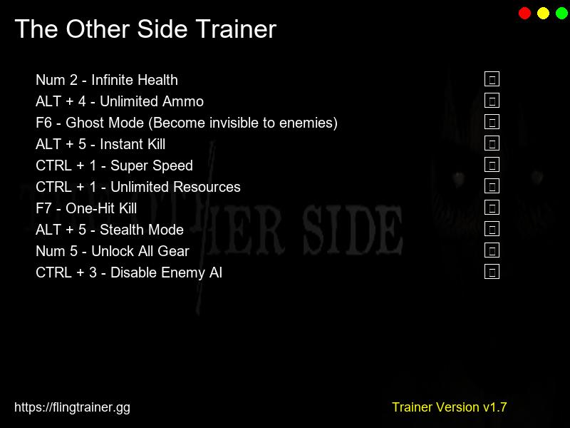 The Other Side Trainer Fling