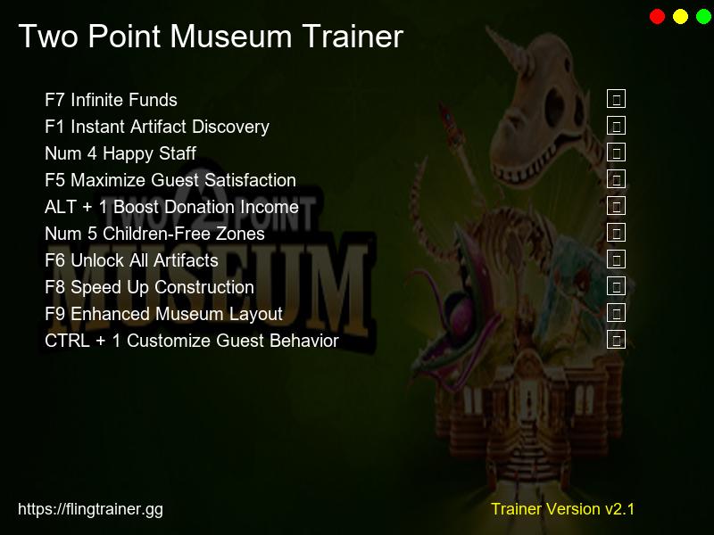Two Point Museum Trainer Fling