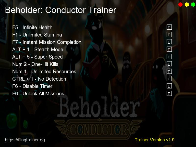 Beholder: Conductor Trainer Fling