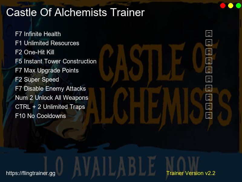 Castle Of Alchemists Trainer Fling