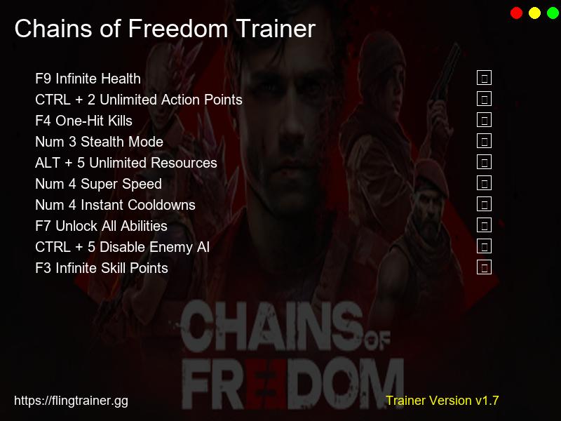 Chains of Freedom Trainer Fling