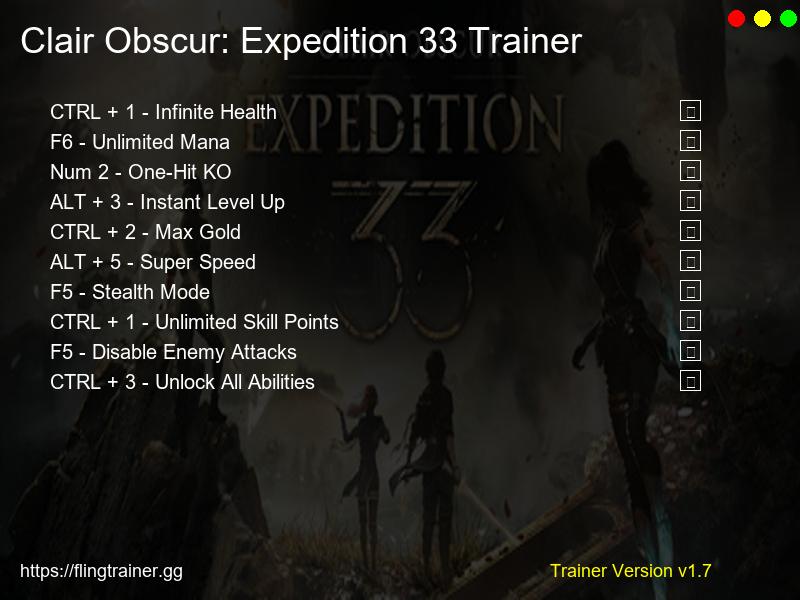 Clair Obscur: Expedition 33 Trainer Fling
