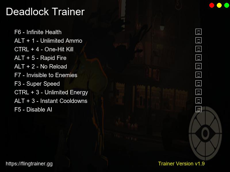 Deadlock Trainer Fling