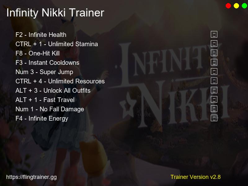 Infinity Nikki Trainer Fling