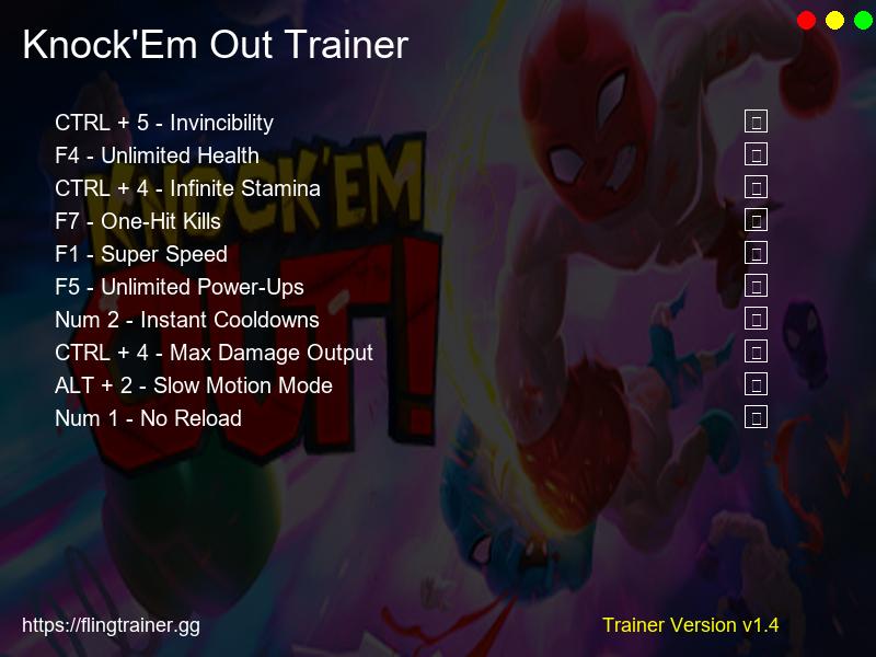 Knock'Em Out Trainer Fling