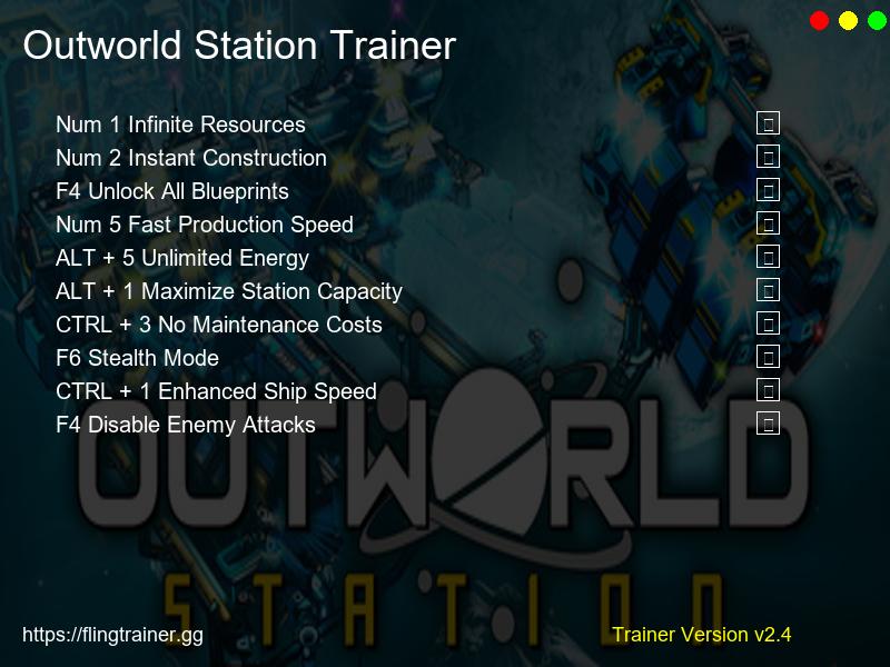 Outworld Station Trainer Fling