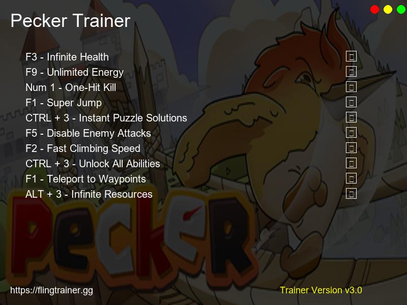 Pecker Trainer Fling