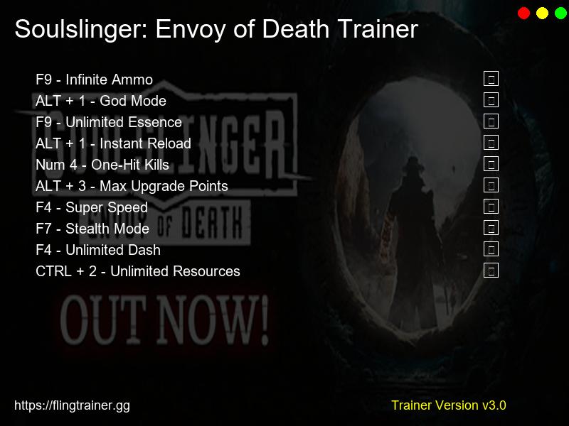 Soulslinger: Envoy of Death Trainer Fling