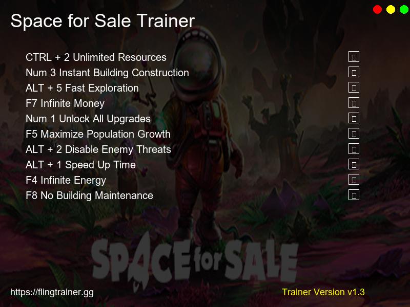 Space for Sale Trainer Fling