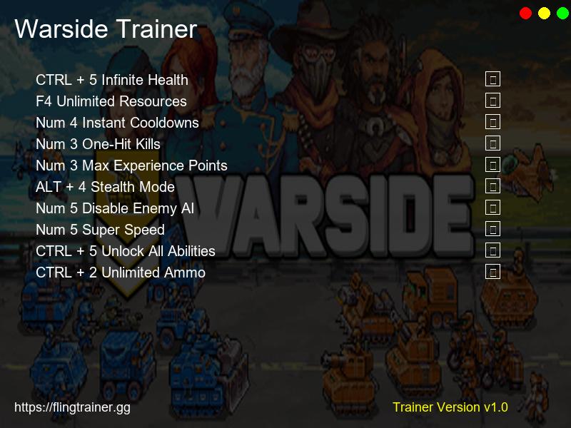 Warside Trainer Fling